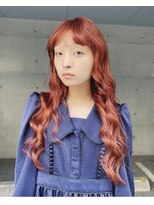 レコ 渋谷(LECO)&nbsp;ジンジャーオレンジハイトーンロング