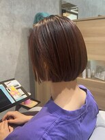 ミューシェレゴ(meauche...lego)&nbsp;ショートボブココアブラウンストレート