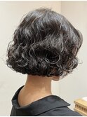 【Champ小阪】ボブ×パーマなウェーブヘア
