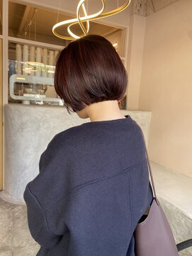 イル(iru) ワインレッドボブレイヤー