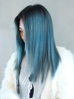 シオン(shion)&nbsp;透明感カラー秋色ネビージュウルフレイヤーロング_ba489142