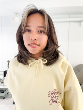 ノラ ウメダ(NORA UMEDA) フェイスフレーミングハイライトカラーインナーハイライト