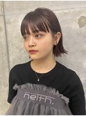 ワイドバング×ラインボブ