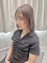 ソル 栄矢場町(SOL)&nbsp;レイヤーカット/顔周りレイヤー/グレージュ/ベージュ/名古屋