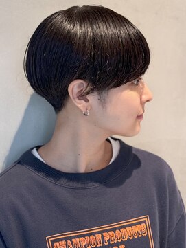 オーク 学芸大学(OAK) 刈り上げマッシュ ベリーショート 黒髪ショート ツーブロック