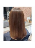 髪質改善/ツヤ髪セミロング/モテ髪/40代50代大人可愛い夏ヘアー