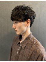 リリー(Lily) パーマ風マッシュショート【理容室】川崎/品川/パーマ/大森/新橋