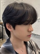 韓国マッシュセンターパートニュアンスパーマダウンパーマカルマ