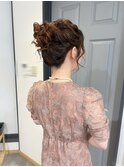 おだんごヘア/ヘアアレンジ/お呼ばれヘア