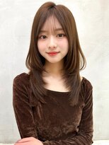 ミラリー トウキョウ(Mirareee Tokyo) 20代30代40代◎前髪パーマ韓国風巻きくすみベージュお団子ヘア