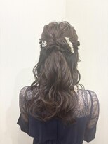 ネイトル(naitre) ハーフアップアレンジ