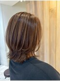 白髪ぼかしハイライト