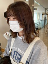 ケンジ 平塚ラスカ店(KENJE) ミディアムヘア/暗めカラー/グランマッシュ/平塚