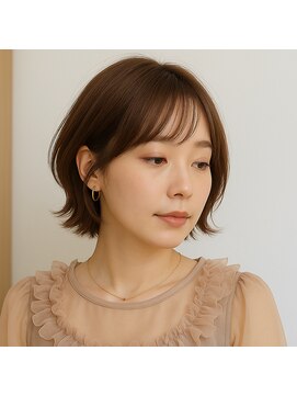 スープレックス ヘアーデザイン(SOUPREX HAIR DESIGN) 外ハネショートボブ 20代 30代 40代 50代 60代 髪質改善 学割