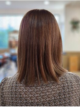 アン ドゥ トロワ東陽町店の写真/髪質にお悩みの方必見！”ブリアンテ シームレス”シリーズで、ダメージレスで自然なストレートを実現♪