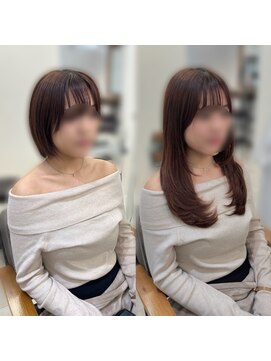 ハイエクステンション 京都駅前店(Hi-Extension) ショートからロングに/レイヤーカット▼miho129