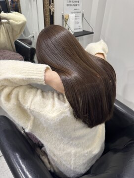 ブラウンカラー_チョコレートブラウン_髪質改善