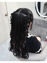 クランルシェ(clan luce)&nbsp;あみおろしハーフツイン/心斎橋ヘアセット