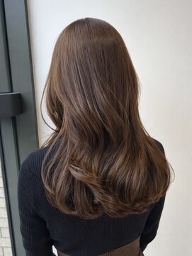 ラシェンテ 旧居留地(La Sente) 柔らかレイヤーのナチュラルブラウンミディ