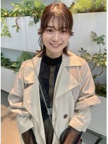 オーセンヘア(AUTHEN.HAIR)&nbsp;（mutsumi.）ヘアセット＊シンプルハーフアップ【仙台美容室】