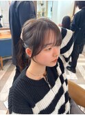 韓国顔周り/バタフライカット/ワンホンレイヤー北千住