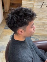 メンズサロン Johnny MEN 下北沢店【ジョニーメン】 men's/ツイストスパイラル/リバースセンターパート/メンズ