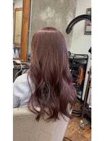 シフ(sif)&nbsp;桜ピンクベージュ×重めロング