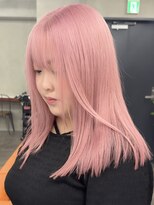 ニコトウキョウ 新宿(nico TOKYO)&nbsp;ホワイトピンクダブルカラーピンクハイトーン韓国レイヤー