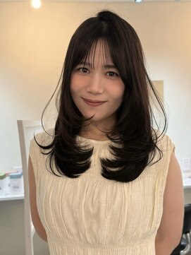 キートス 高知店(kiitos) 透明感lavender brown 楽ちんな似合わせレイヤー　三宮