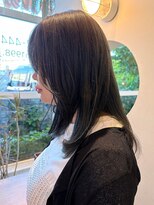 ジップ 浜田店(zip) 透明感グレージュ×20代韓国風ミディアム