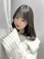 カシュカシュ 表参道(cache cache)&nbsp;縮毛矯正ストレートミディアム透明感カラー