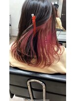 ヴィフ 大船(VIF) インナーカラー×チェリーピンク