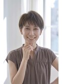 ショート/ベリーショート/顔周りレイヤー/前髪あり/50代パーマ