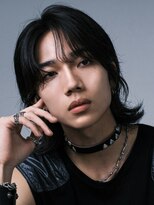 アンサー 原宿(ANSWER)&nbsp;原宿メンズボブメンズミディアムセンターパートニュアンスパーマ