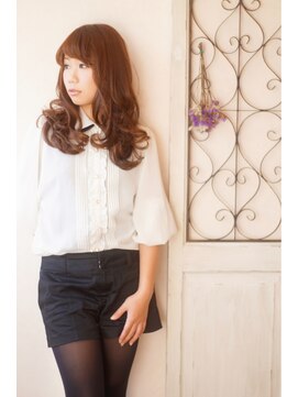 トロン 亀戸(TRON) ドレープカール×ハニーベージュ