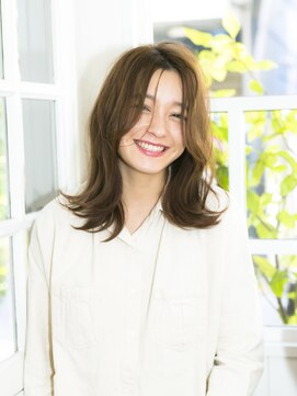 プレイスインザサン(PLACE IN THE SUN) 【花本】センターパートな大人っぽリラクシー|30代40代50代