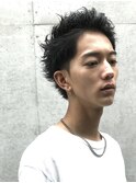 爽やかショートスタイル　黒髪　メンズ