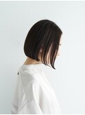 顔型別ヘアスタイル特集/マロンベージュ/Aラインボブ/池袋