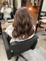 ラフ 難波店(LAFF)&nbsp;#黒髪#ボブルフ#ネビージュ#小顔#ワンレン