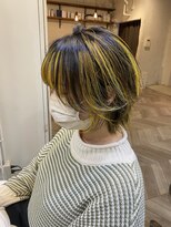 エル(EL by green)&nbsp;《tomi》ショートウルフ×コントラストデザイン