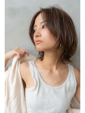 イルハバナ 渋谷(ill HAVANA) ひし形くびれボブ/インナーカラー/ハイライト/ボブ/大人可愛い