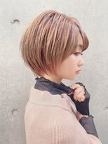 リール 銀座(R'EEL) 丸みショート×髪質改善