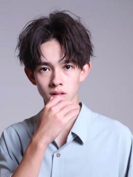 ダダ(D.D.) マット無造作センターパート