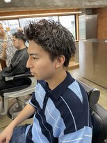 ロンド ローガン 名駅(Lond LOGAN)&nbsp;パーマ職人Ryu刈らないスパイキーショートソフトツイストパーマ