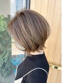 大人可愛いレイヤーボブ◇外ハネ◇