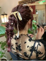 アロウズ(Arrows)&nbsp;結婚式×ポニーツインアレンジ