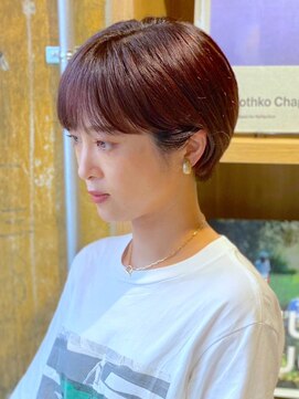 リブロ(liblo) ピンクブラウンのショートボブ(2)【liblo】