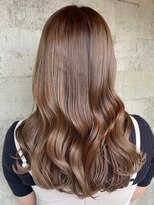 ミルヘアデザイン(mil hair design)&nbsp;ミルクティーベージュダブルカラーインナーカラーハイライト