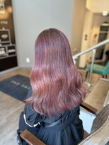 アオ(ao.)&nbsp;ブリーチなしピンクラベンダー/レイヤーカット/夏のヘアアレンジ