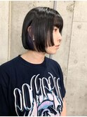 ステップカット ミニボブ　切りっぱなしボブ